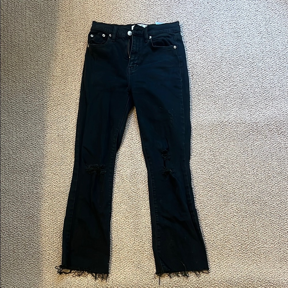Women's Black DAZE Distressed Jeans